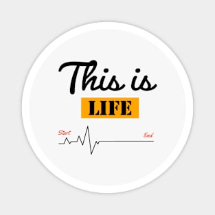 Life heartbeat Magnet